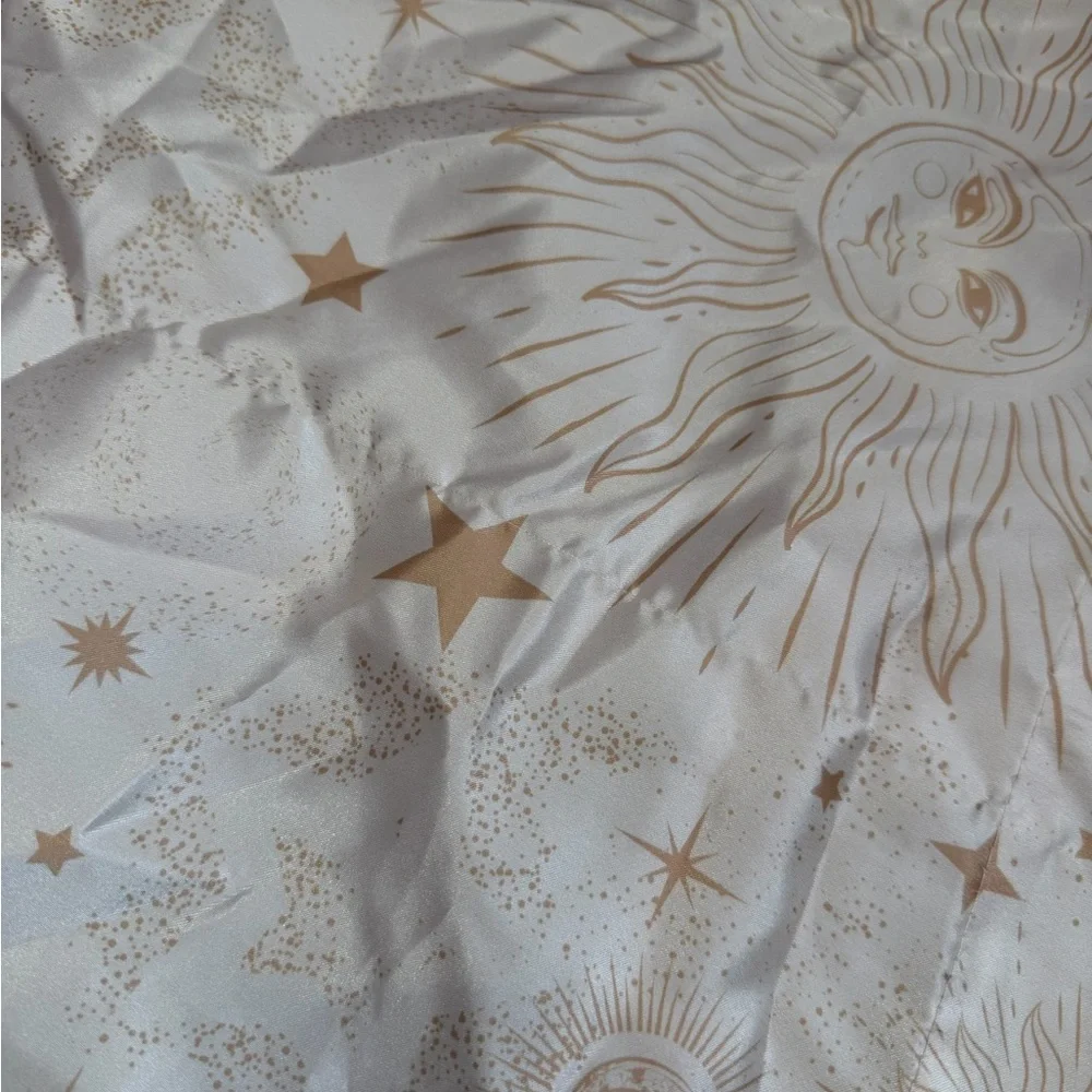 Stellar Visions Pillowcase - White and Tan Set of 2
